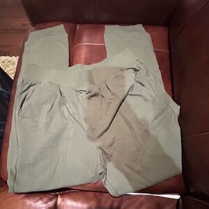 Olive Green Lounge Pants